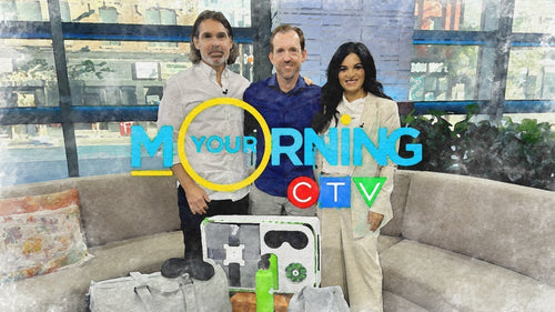 Getwell Goods founders discussing hospital care packages on CTV Your Morning